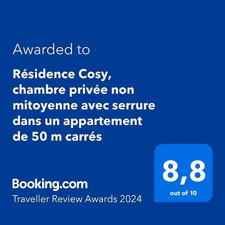 Cosy, Privee Non Mitoyenne Avec Serrure Dans Un De 50 M Carres Homestay Colombes (Hauts-de-Seine)